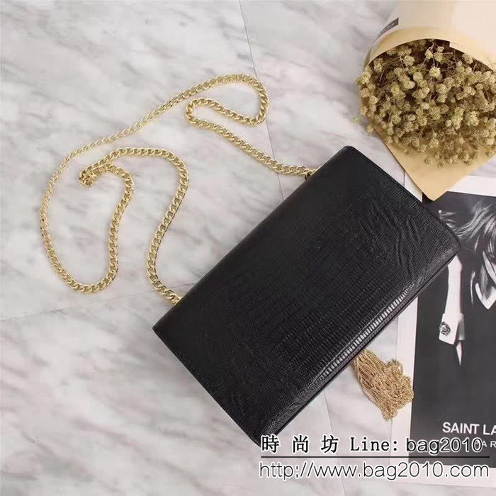 YSL聖羅蘭 專櫃品質 蜥蜴紋牛皮鏈條挎包 26814 YAS1170